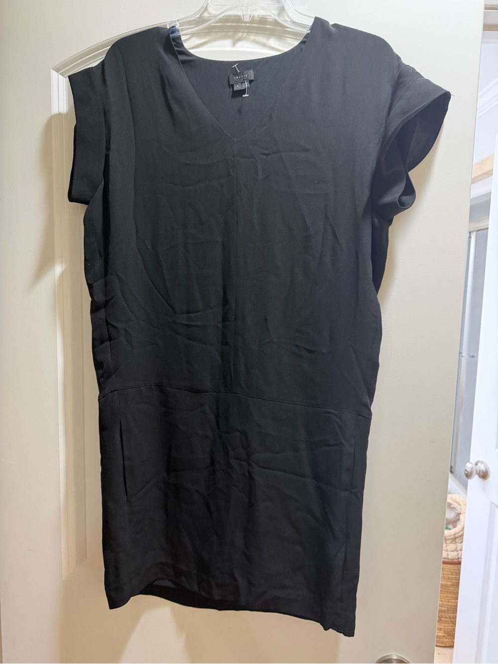 Theory Black Midi Dress
